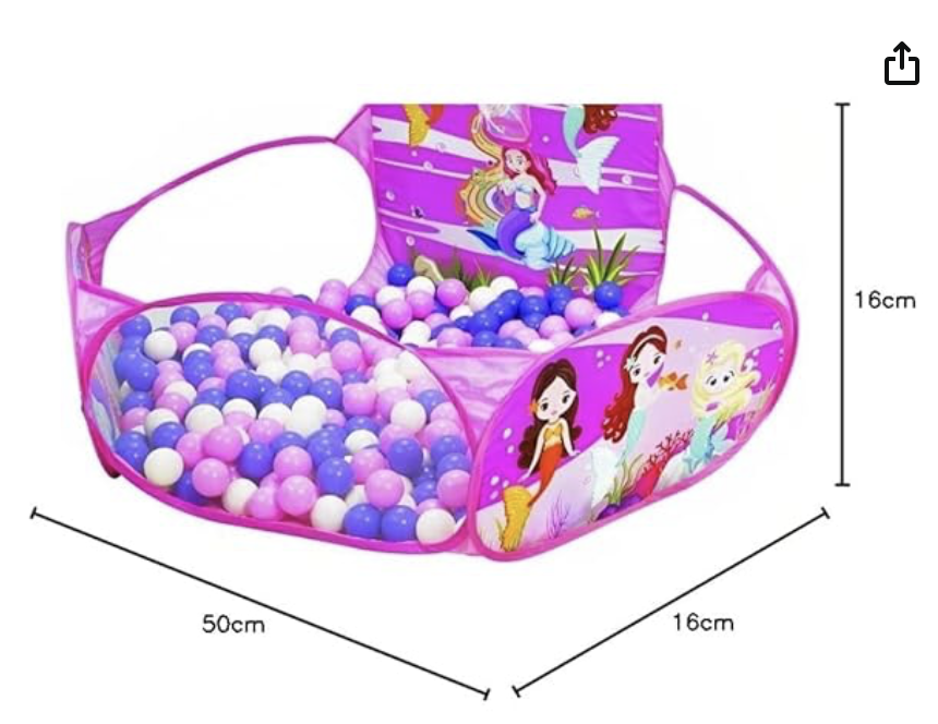 Preowned Mermaid theme ball pool new